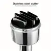 Manual Onion Chopper Stainless Steel Garlic Presser Food Crusher Cutter Meat Mincer Hand Press for Vegetable Kitchen Tool 5