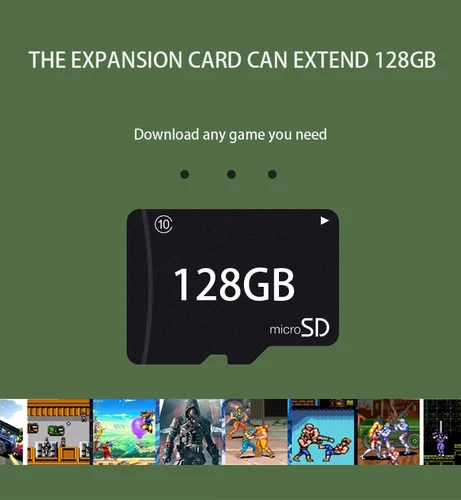 Ampown G11 프로 레트로 비디오 게임 콘솔 게임 스틱 게임패드, 256G, 4K HD TV, 2.4G, 무선 더블 컨트롤러, PSP용 60000 + 게임 5