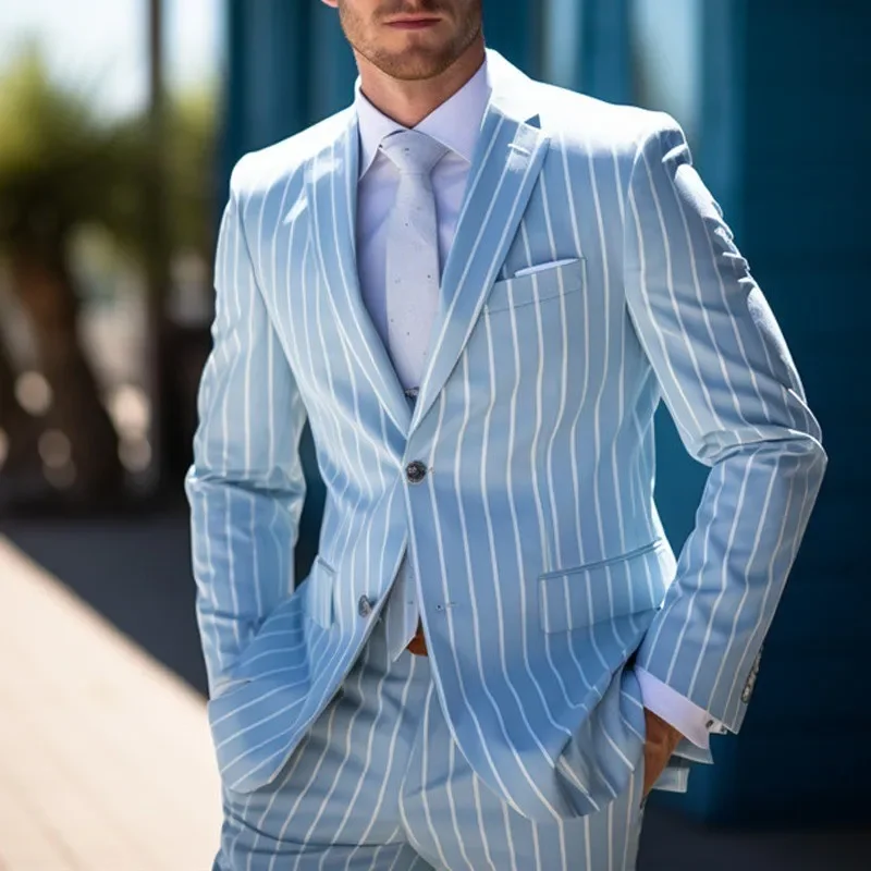 

W158 men's plus size suit dress