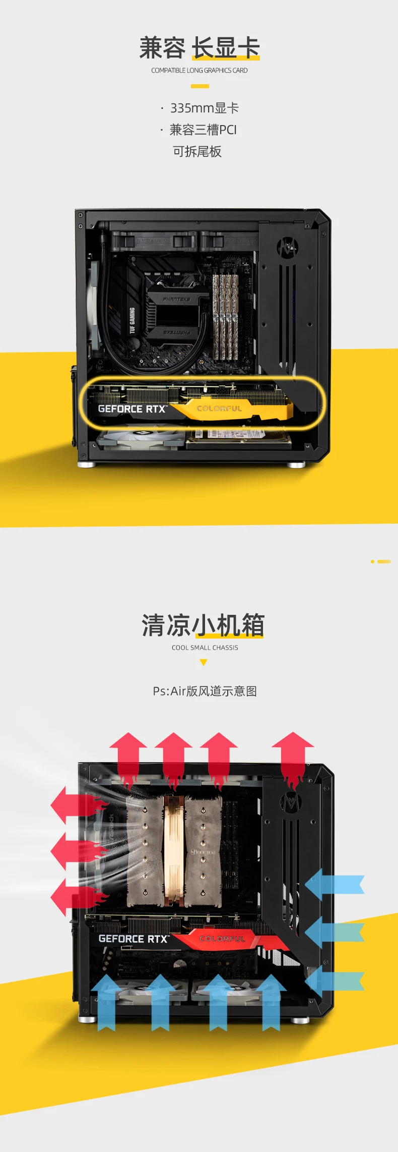 Mechanic Master C34 ATXケース Amazon.com: Mechanic Master C34Plus Portable Desktop ATX