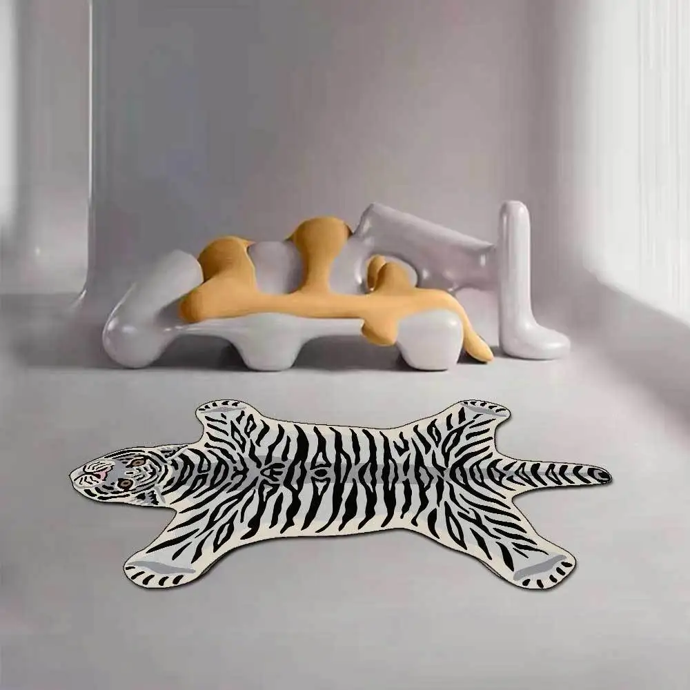 Cartoon Tiger Printed Carpet for Living Room Animal Kids Room Bedroom Floor Mats Bedside Carpet Rugs Anti Slip Hallway Doormat 3