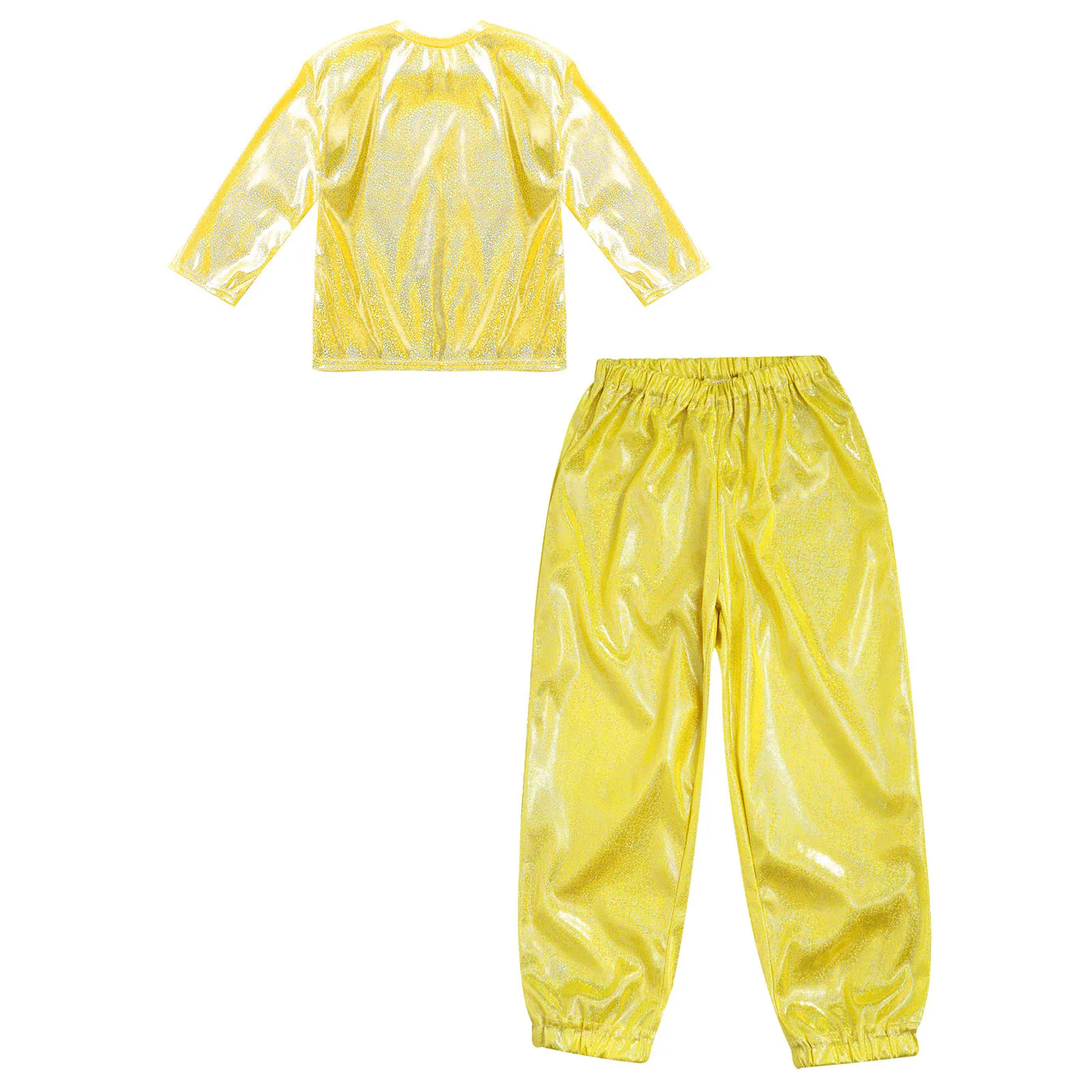 Pantaloni Glitter Per Bambini - Unisex, Brillanti, Per Dance, Hip Hop E Feste - Foto 8