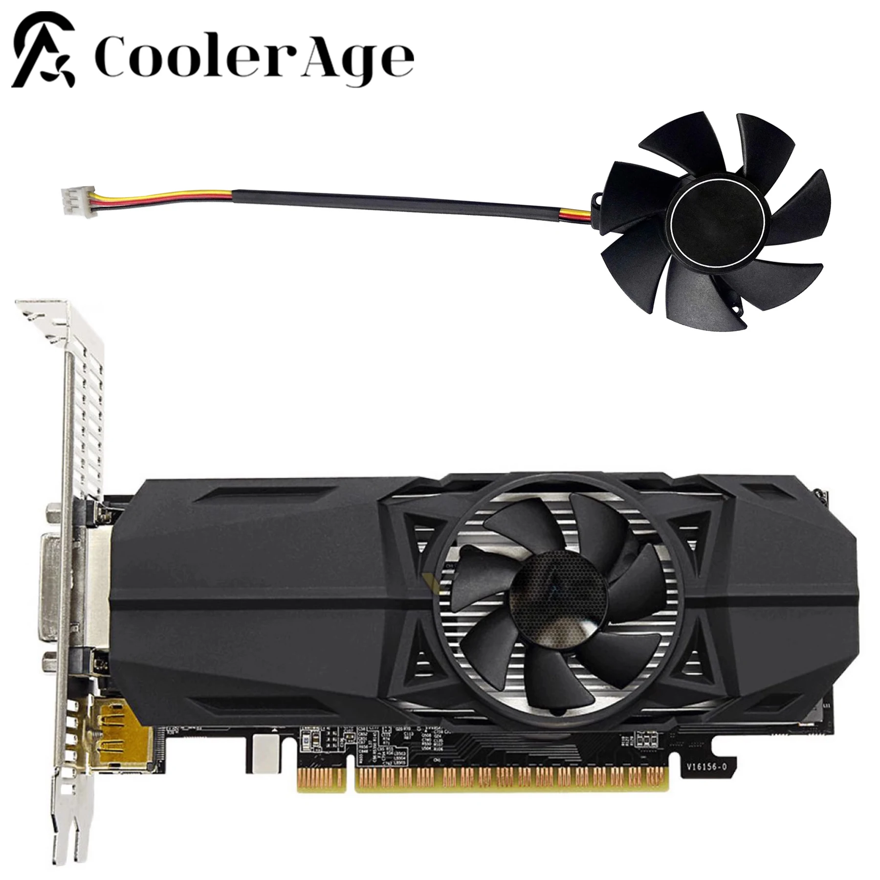 Nuovo Fs1250-S2053A Gtx1050Ti Gtx1050 Gtx1030 Gtxn710 Ventola Della Scheda Video Per Gigabyte Gtx 1050 Ti 1050 1030 N710 Gpu Ventola Di Raffreddamento