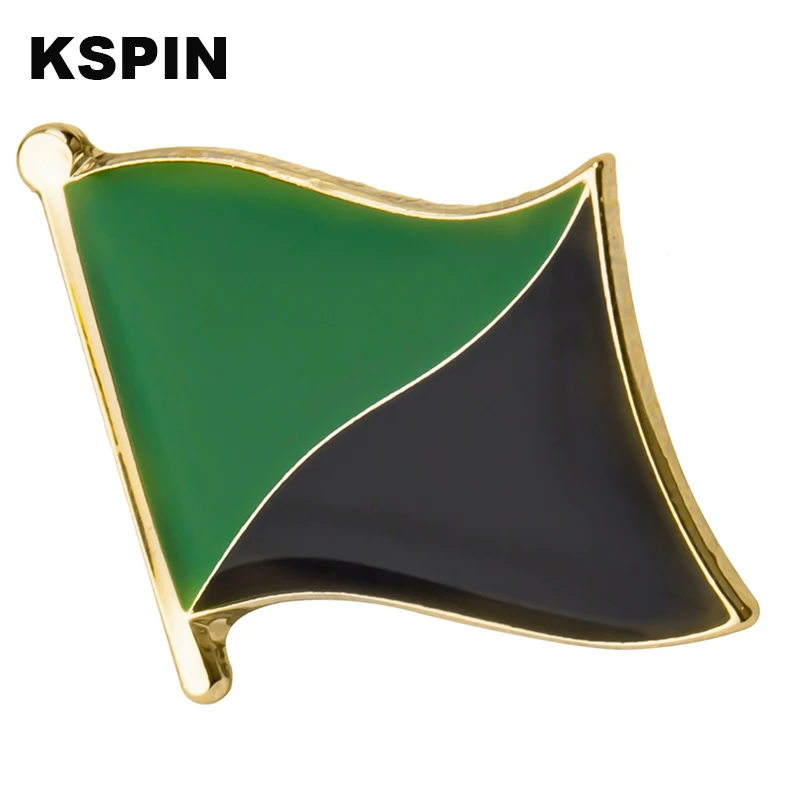 Metal Lapel Pin Yellow Black Red Black Purple logo Flag Badge Brooches Coins Collectibles Backpack Icons