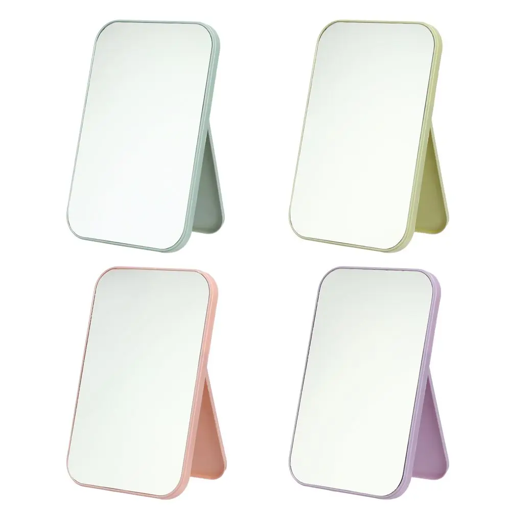 

Gift Large Beauty Nordic Style Desktop Decor Square Mirrors Folding Makeup Mirror Cosmetic Mirror Portable