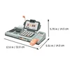 25Pcs Pretend Play Mini Simulation Electronic Supermarket Cash Register Kits Toys Multifunctional Kids Role Play Set(A) 5