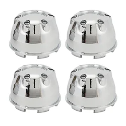 Premium ATV & Go Kart Wheel Dust Covers - Set of 4, Superior Rim Protection (Plastic Round Head)