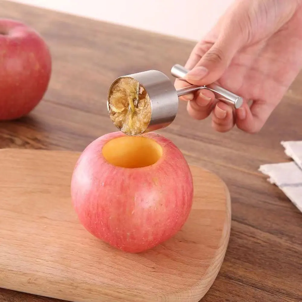 Hot Stainless Steel Apple Corer Pear Fruit Vegetable tools Core Seed  Remover Cutter Seeder Slicer Knife Kitchen Gadgets Tools - Price history &  Review, AliExpress Seller - kmemy Store