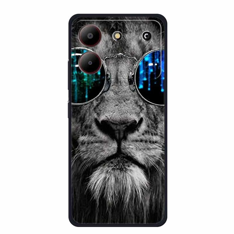 Sleek Black Silicone Soft Back Cover Case