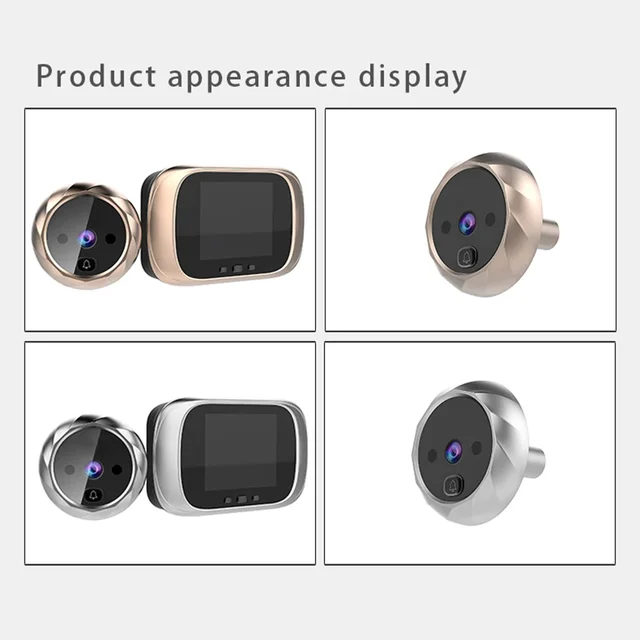 Smart Digital Peephole Camera - 2.8-Inch Night Vision Door Viewer with Motion Alerts & Photo Doorbell for Apartment/House Securi 3