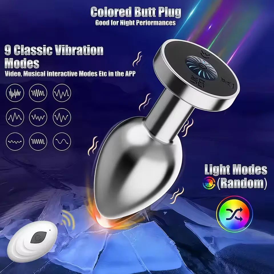 Analvibrator, kabelloser Buttplug für Männer mit Fernbedienung, Prostata-Massagegerät, Klitorisstimulator für Frauen, Masturbator, Sexspielzeug für Paare_voghion.com