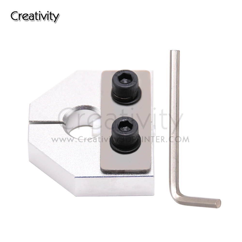 

3D Printer Parts Filament Welder Connector With Allen Key For Ender 3 PRO SKR Aluminum Block 1.75mm PLA ABS Filament Sensor