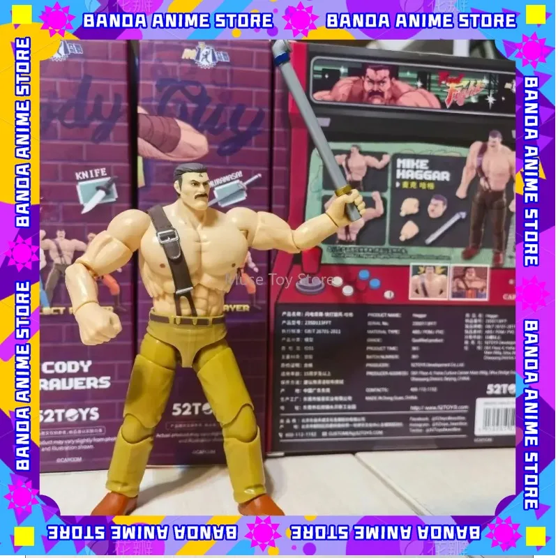 In Stock 52TOYS Action Figure CAPCOM Final Fight, 1PC Collectible