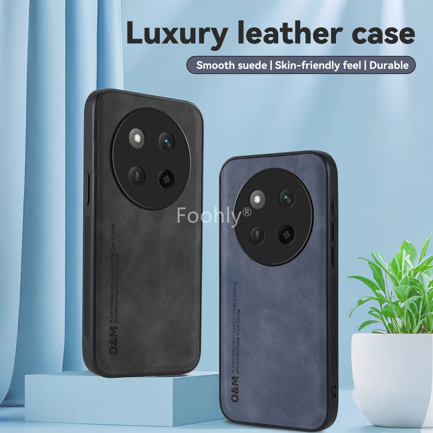 Shockproof Magnetic Protective Case - Skin Feeling Back Cover Shell