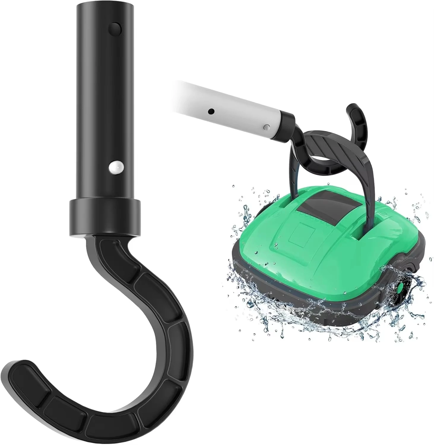 1/2Pcs Hook Accessories General Pool Vacuum Robot Telescopic Pole Hook