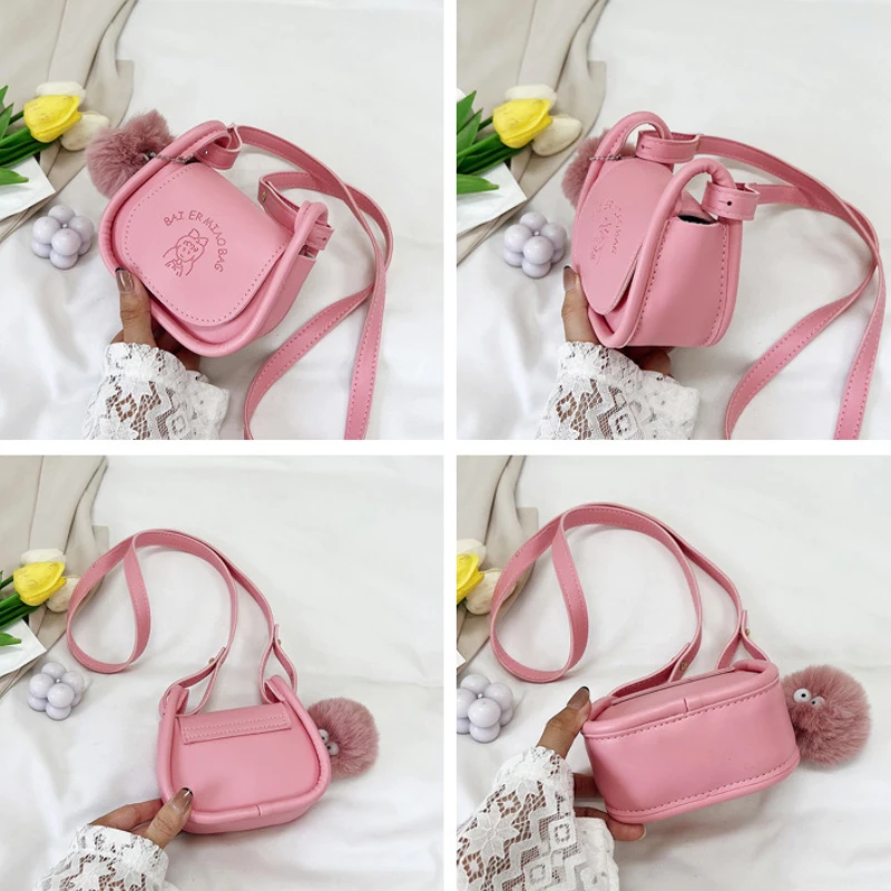 New Cute Little Girl Kids Purses and Handbags Mini Crossbody Bag Fashion Pu  Mobile Phone Bags Vintage Shoulder Lipstick Tote Bag - AliExpress