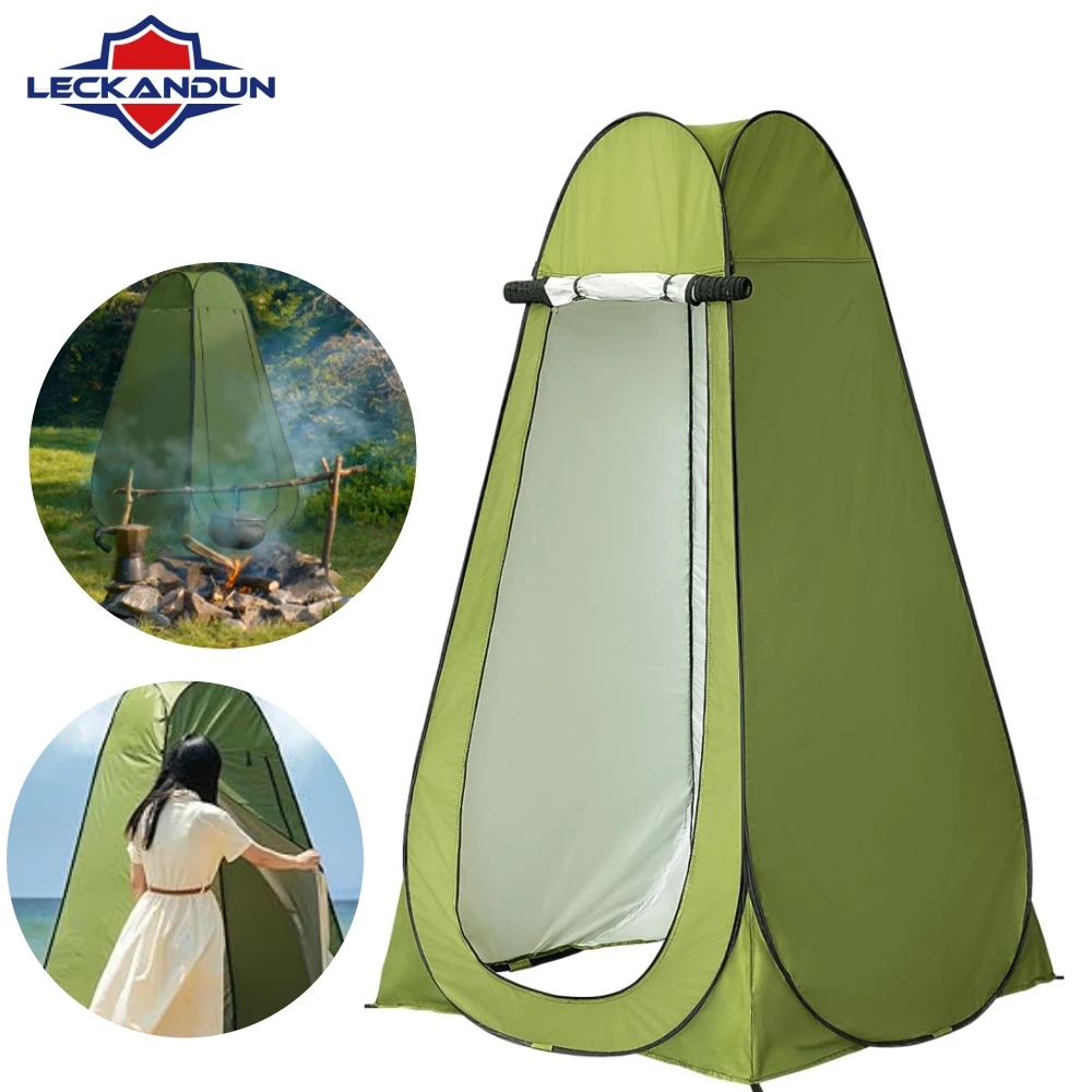 

LECKANDUN Portable Privacy Shower Tent Outdoor Beach Changing Fitting Room Shelter Sun Rain Shelter with Window Camping Bathroom