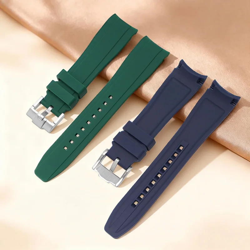 Durable Waterproof Silicone Sports Watch Strap - Adjustable and Breathable