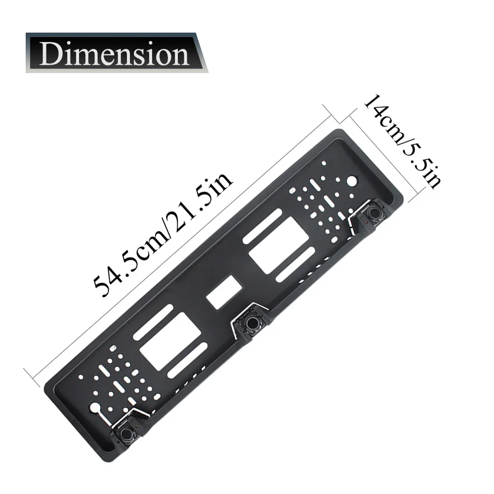 Parking Sensor Kit LED Parking Sensor Kit Parking Sensor Car LED Parking Sensor EU Europe Car License Plate Frame Car Parking Sensor Kit Auto Reverse Radar Sensor Buzzer 12V Driving Reversing