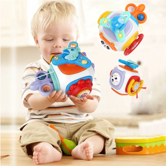 Toddler Travel Toys - Busy Cube for Toddler Travel Toys for Toddlers 1 2 3  Years