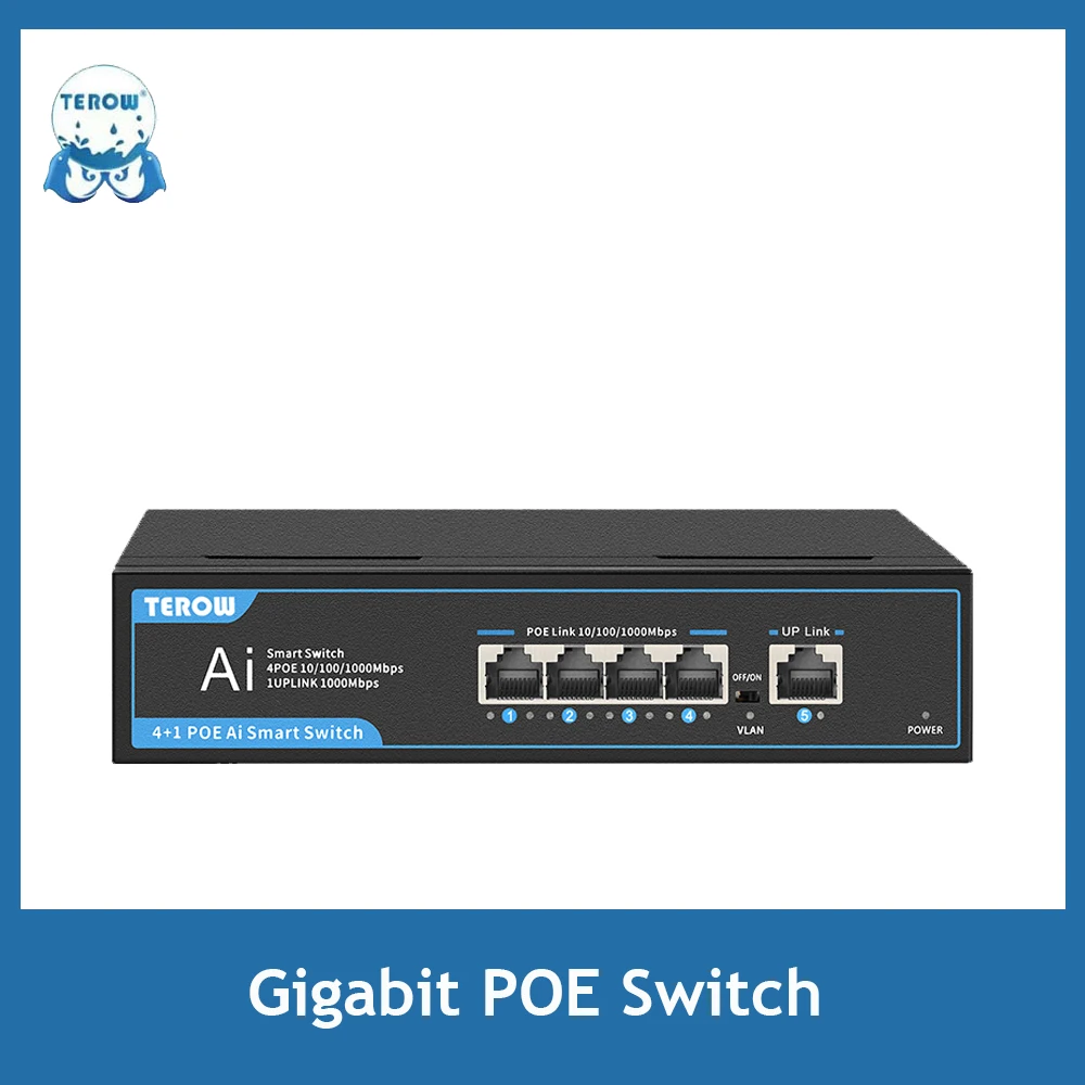 Gigabit Ethernet Lan Switch de Rede Hub Desktop para ap Cctv Câmera ip Wi-fi Plug And Play Portas 1000mbps