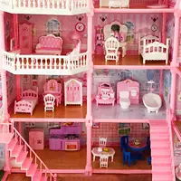 Ensemble de meubles pour maison de poupée, accessoires miniatures pour chambre, salon, salle de bain, cuisine, jouets de simulation pour la famille, cadeau 5