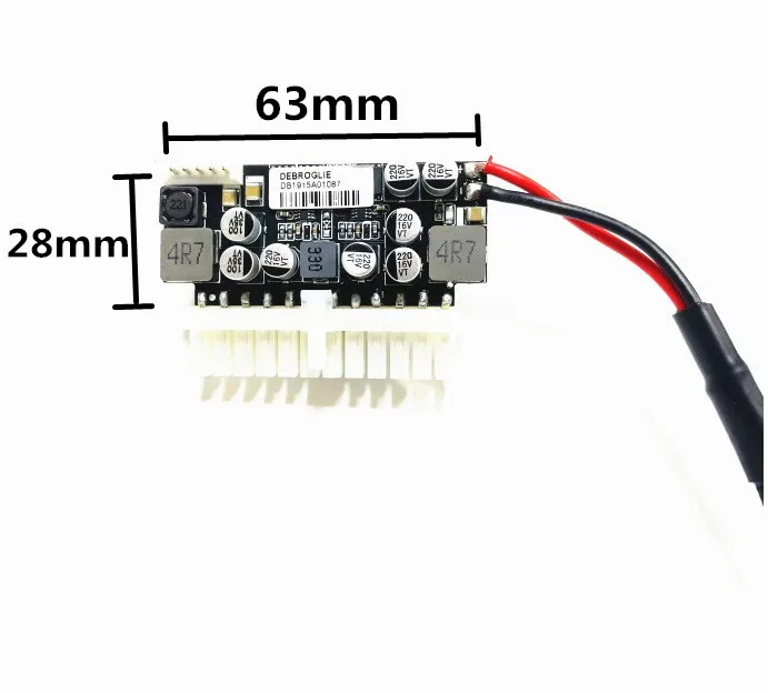 Interruptor dc Atx-atx para Computador Fonte de Alimentação Psu Pico Atx 24pin Mini Itx para Atx Apto para pc 19v 200w - Imagem 3