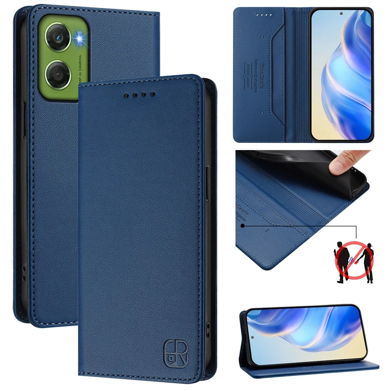 For Motorola Moto G86 Power Case Magnetic Phone Case For Motorola Moto G86 G56 G06 Power Cover Luxury Leather Flip S