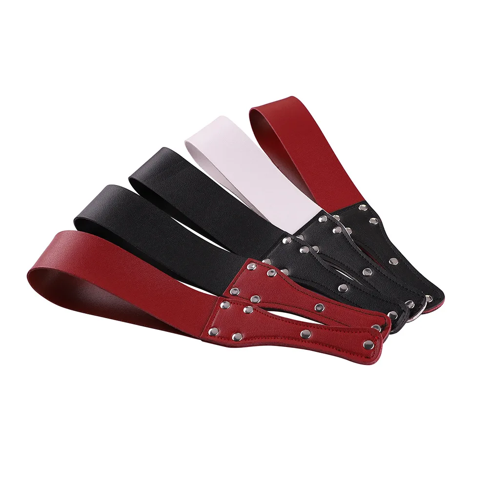 BDSM Semplice frusta flirtare forniture Pelle sculacciata Paddle Fetish Frusta Flogger Giocattoli sessuali per coppie Gioco per adulti_voghion.com