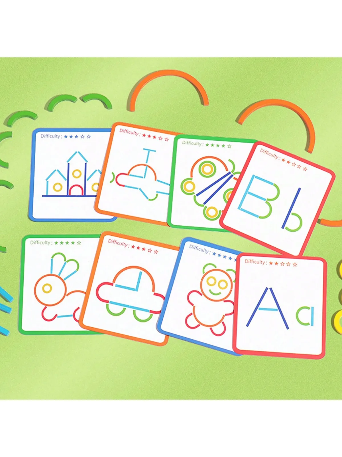 Creative Stick and Loop Puzzle, children's Intellectual Development, Early Education, Toy Color Cognition and Hands-on Ability 4