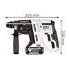 BOSCH Cordless Rotary Hammers SDS PLUS Brushless Motor With 18V Lithium Battery Multifunctional Impact Hammer Drill GBH 180-LI 4
