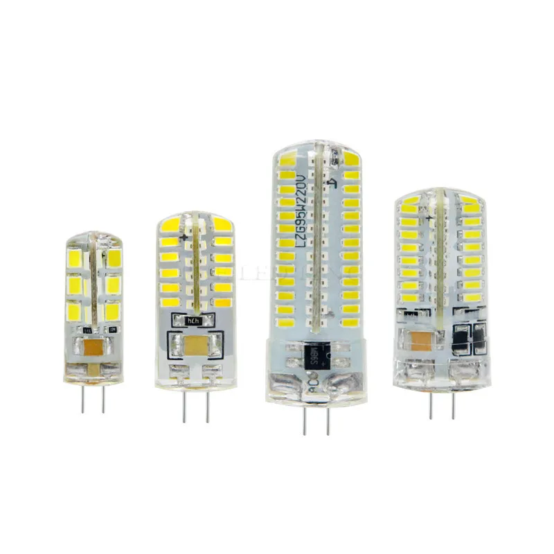 

New 2020 G4 LED Bulb Lamp SMD 3014 DC 12V AC 220V 3W 5W 10W 12W Dimmable Led-Licht Dimmbar Kronleuchter Lichter Erset