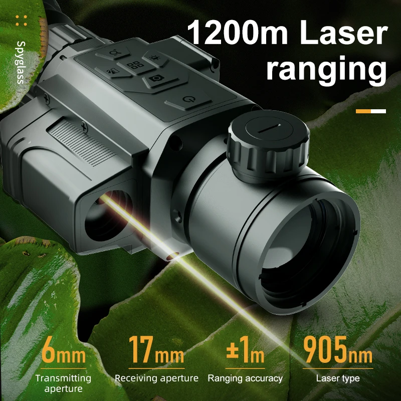 Thermal Imaging Rifle Scope for Hunting, 640x512 High Resolution, PIP LRF Therma