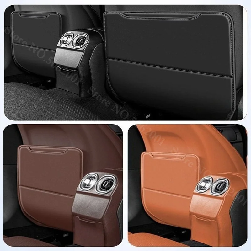 Chery Exeed VX 2021-2026 용 카시트 백 킥 프로텍터 PU 가죽 방수 더러운 방지 뒷좌석 안티 킥 패드 액세서리