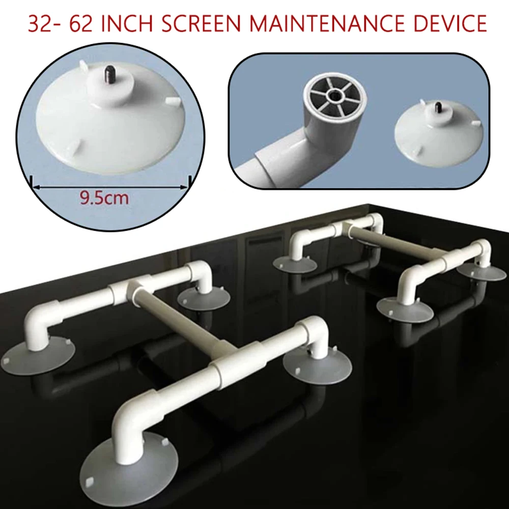 UNHO Support TV Angle Mural Meuble TV Angle pour Écrans LED LCD Plasma