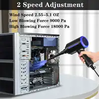 500W Electric Air Duster, Air Blower Replaces Canned Air Spray for PC Computer Keyboard Cleaner Compressed Air Can Duster 2