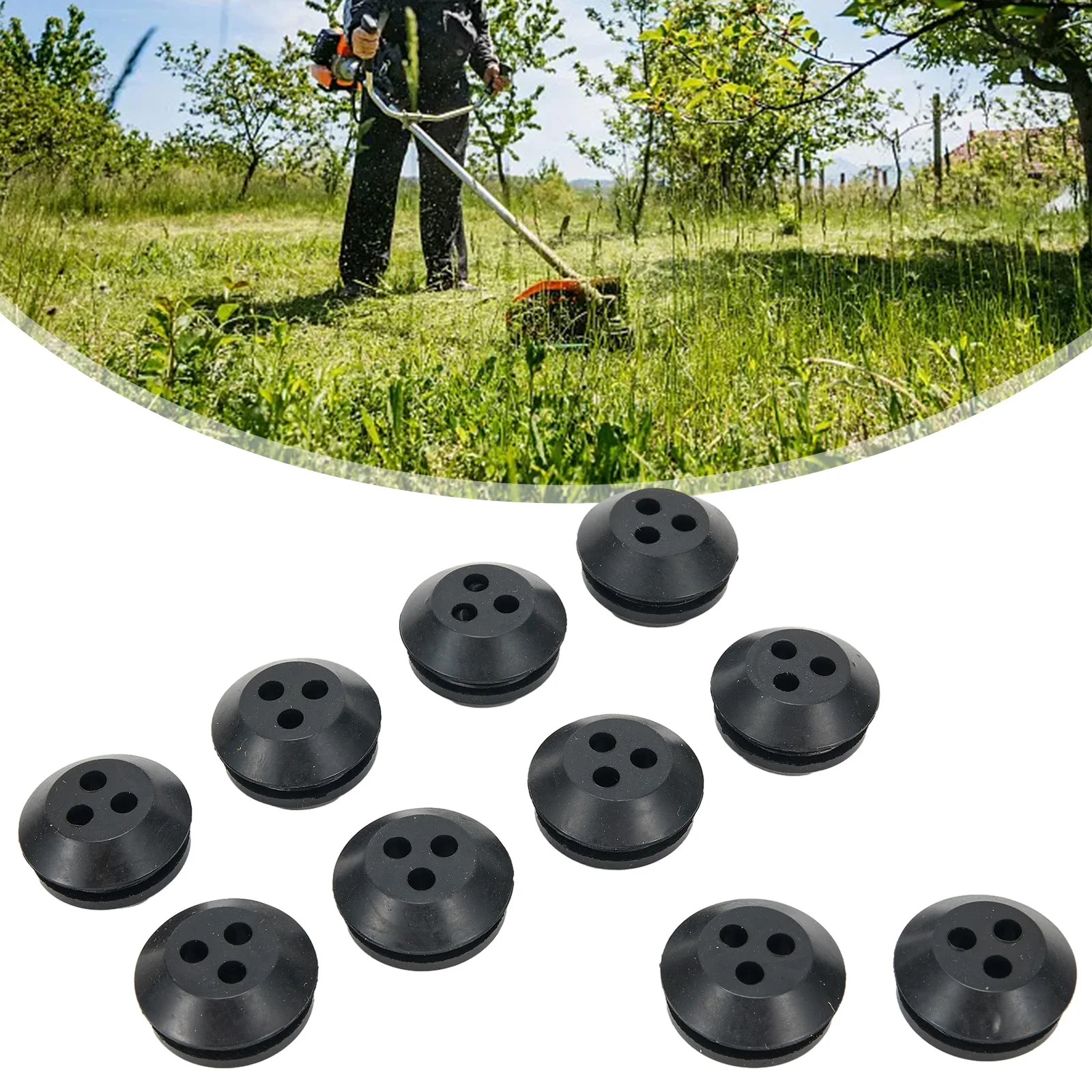 

For Echo GT & SRM Trimmer Tank Grommet Tank Grommet Tool Parts Reliable To Use 3 Hole Delicate Easy To Install