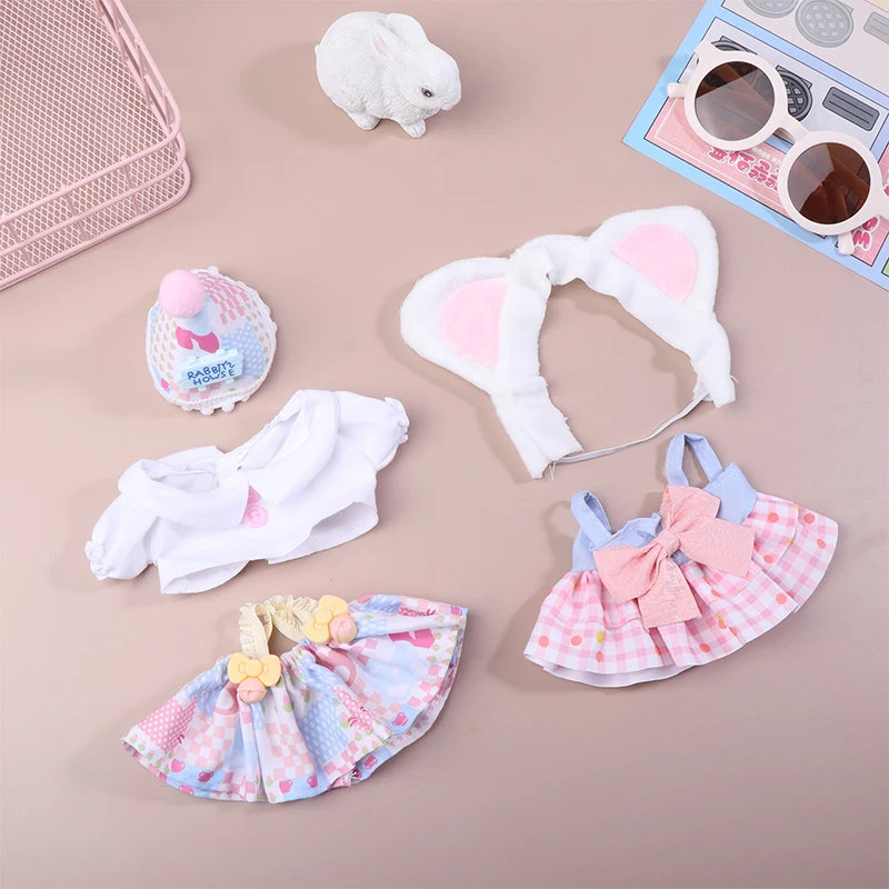 1Set Doll Clothes For 20cm Idol Doll Outfit Accessories For Super Star Dolls Toy Gift 2