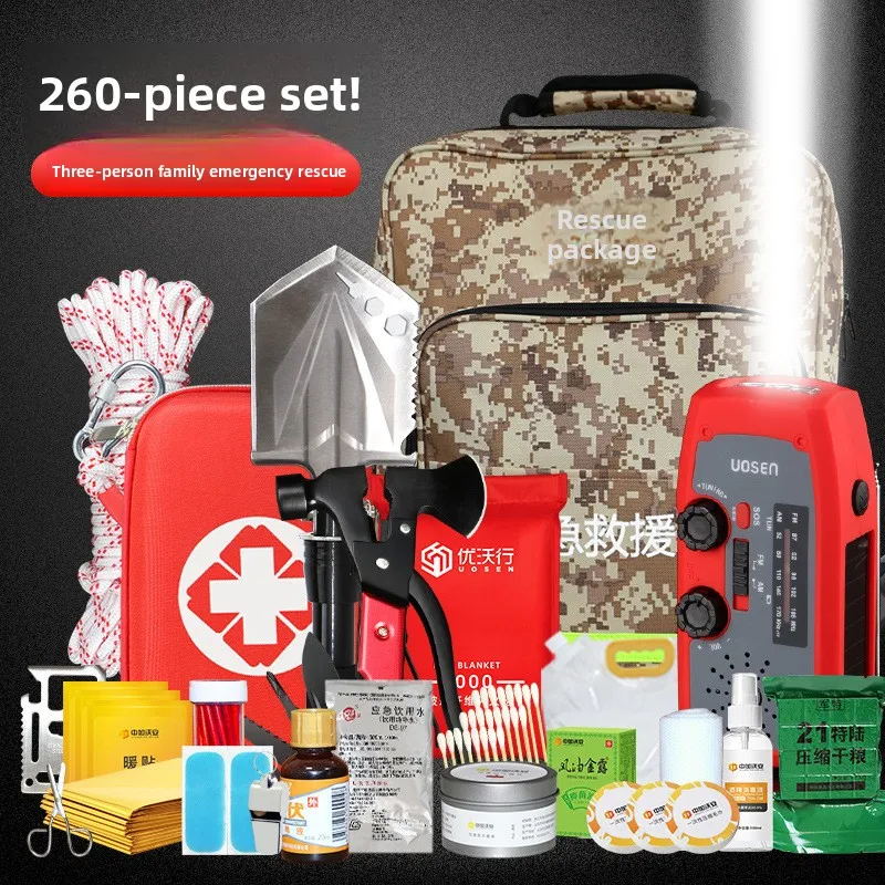 Emergency Rescue Kit Household Nuclear Warfare Survival Emergency ...