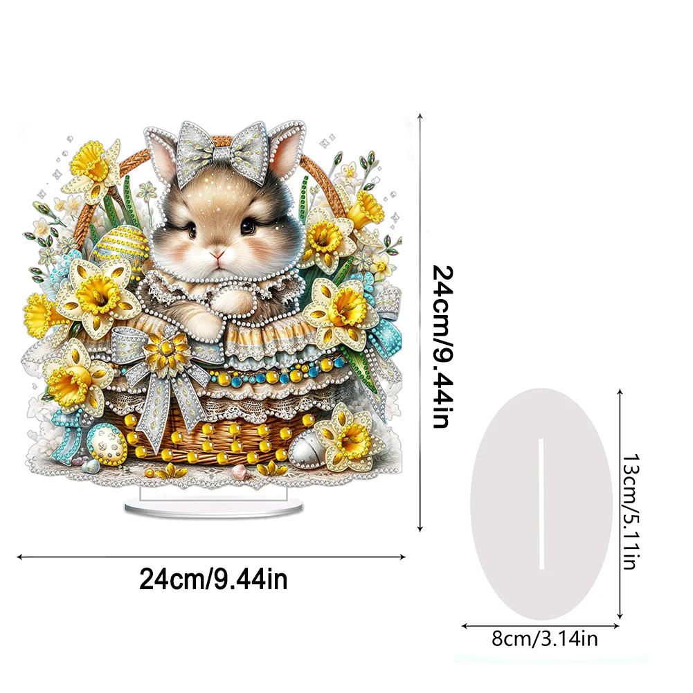 Acrylic Diamond Painting Desktop Ornament Kit for Adults