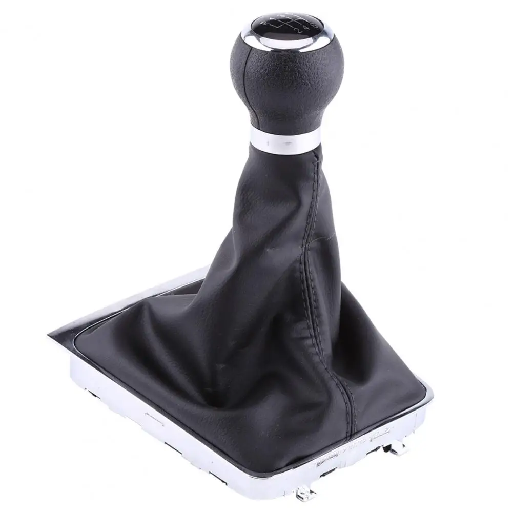 

Shift Knob for VW-Passat B6 2005-2012 Knob Shifter Black 6 Speed Car Gear Stick with Dust-proof Cover Interior Accessories