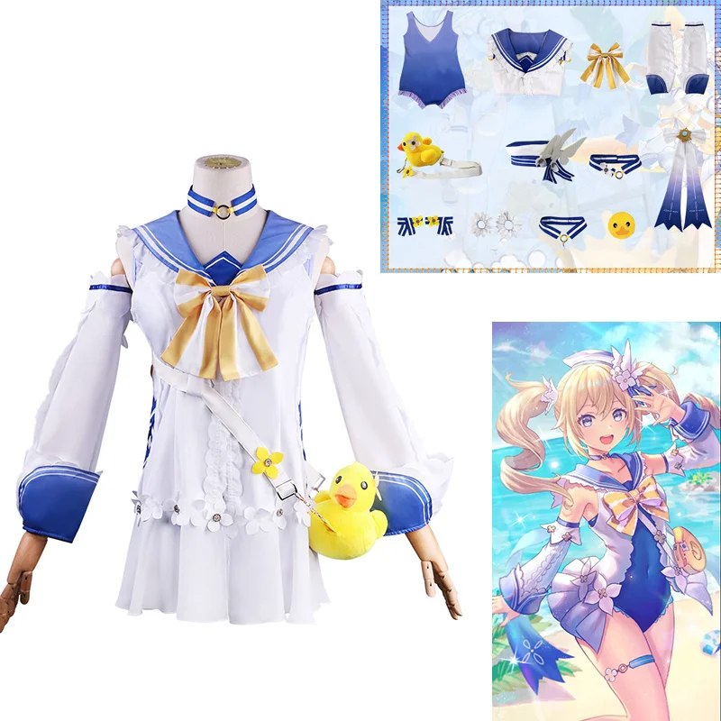 

Genshin Impact Barbara Cosplay Costume Chinese Ancient Costume Halloween Carnival Clothes For Girls