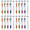 20 Pcs Fountain Pen Football Ballpoint Student Pens Bulk Abs Soccer Goodie Bag Favors Plastic School Child Soccer Scrapbooking 1