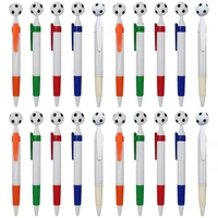 20 Pcs Fountain Pen Football Ballpoint Student Pens Bulk Abs Soccer Goodie Bag Favors Plastic School Child Soccer Scrapbooking 1