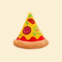 Supet pet sounding toy plush pizza resistant to chewing and molar training 1