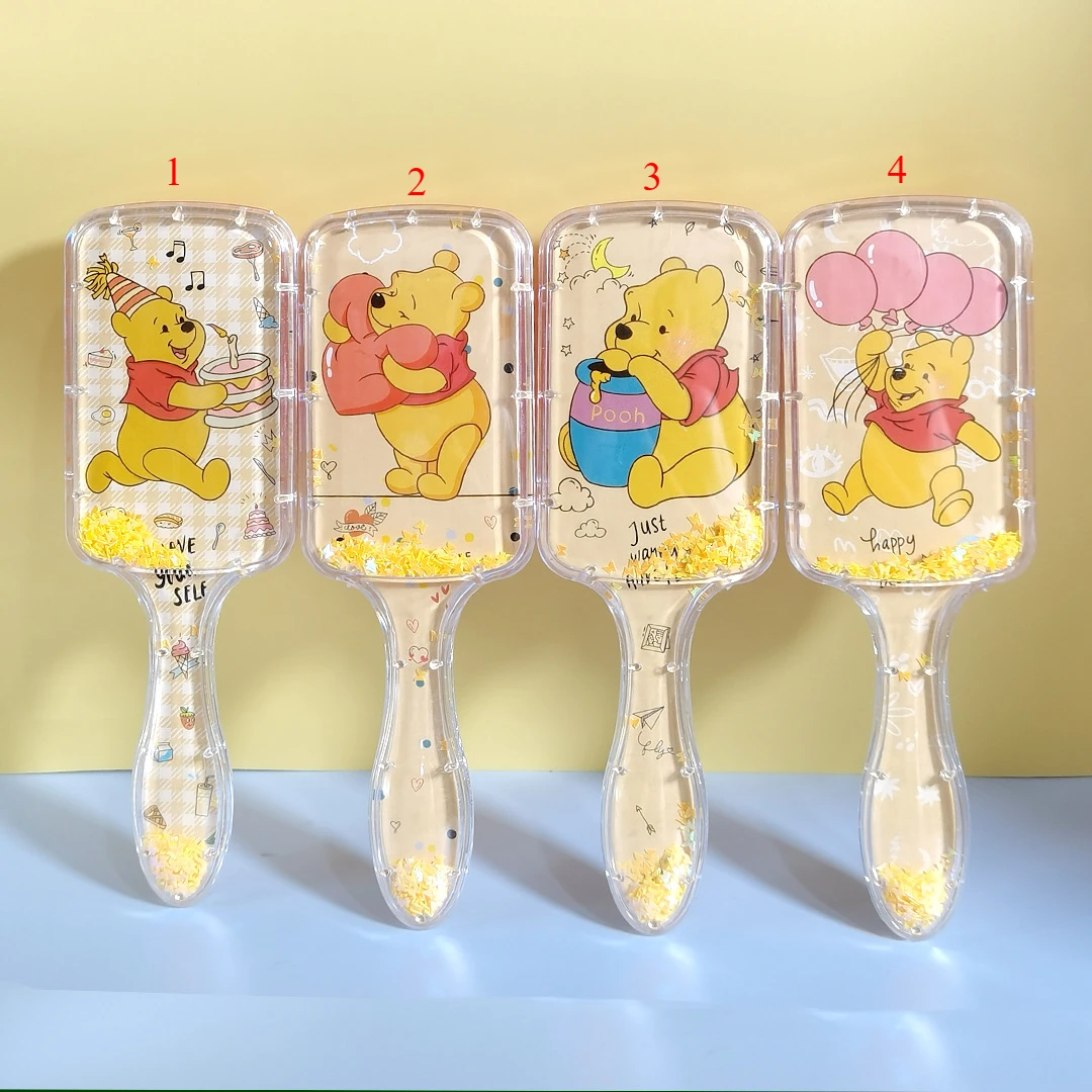 Hairdressing Comb Massage Comb KT Sanrio Disney Square Long Handle Flowing Sand Pacha Dog