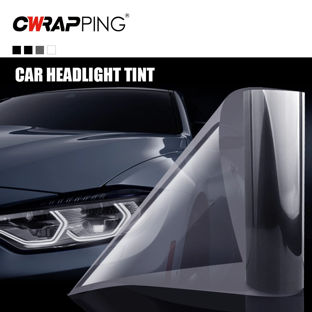40x90cm Car Light Headlight Taillight Tint Vinyl Waterproof Protect