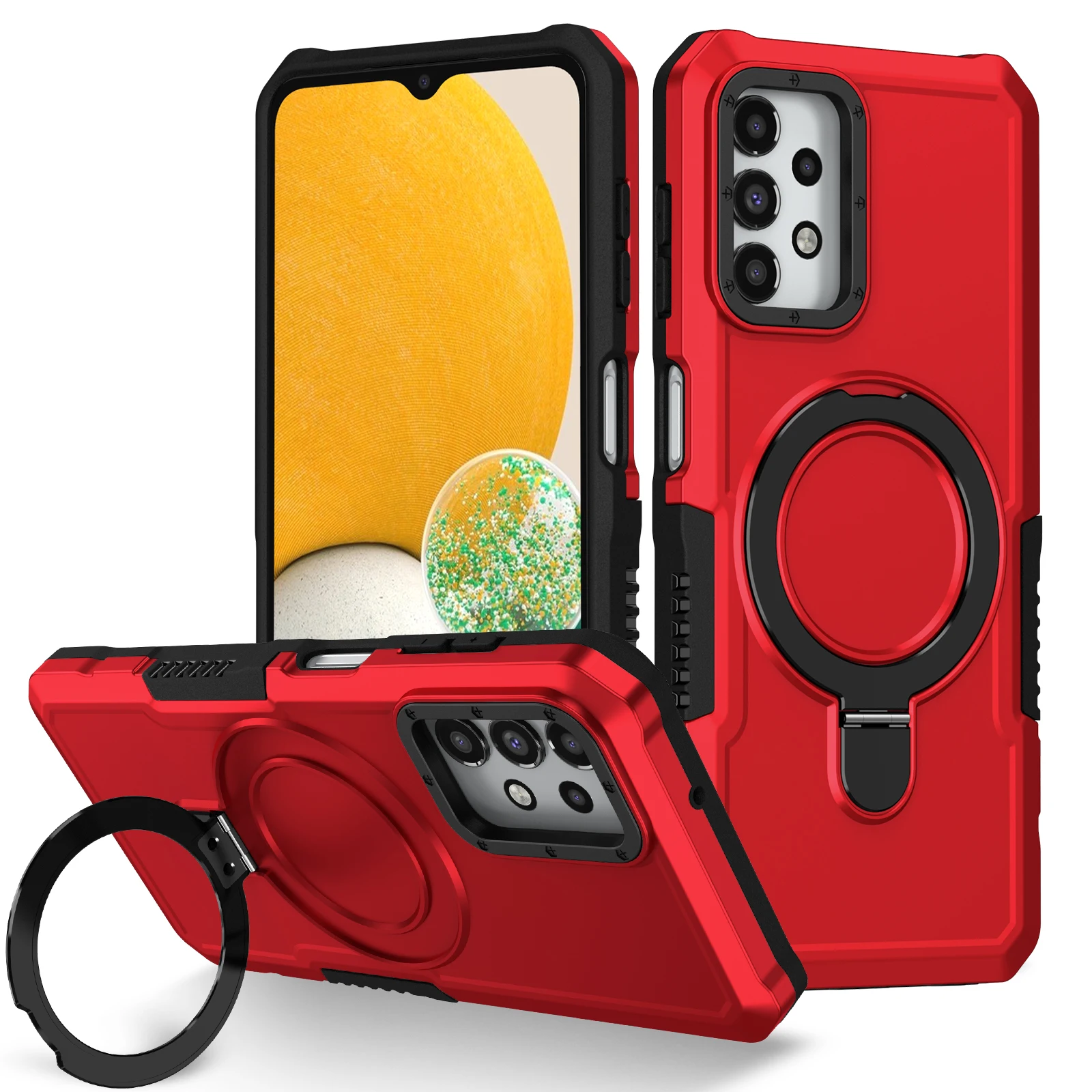 Universal Armor Shockproof Case with Bracket Cover