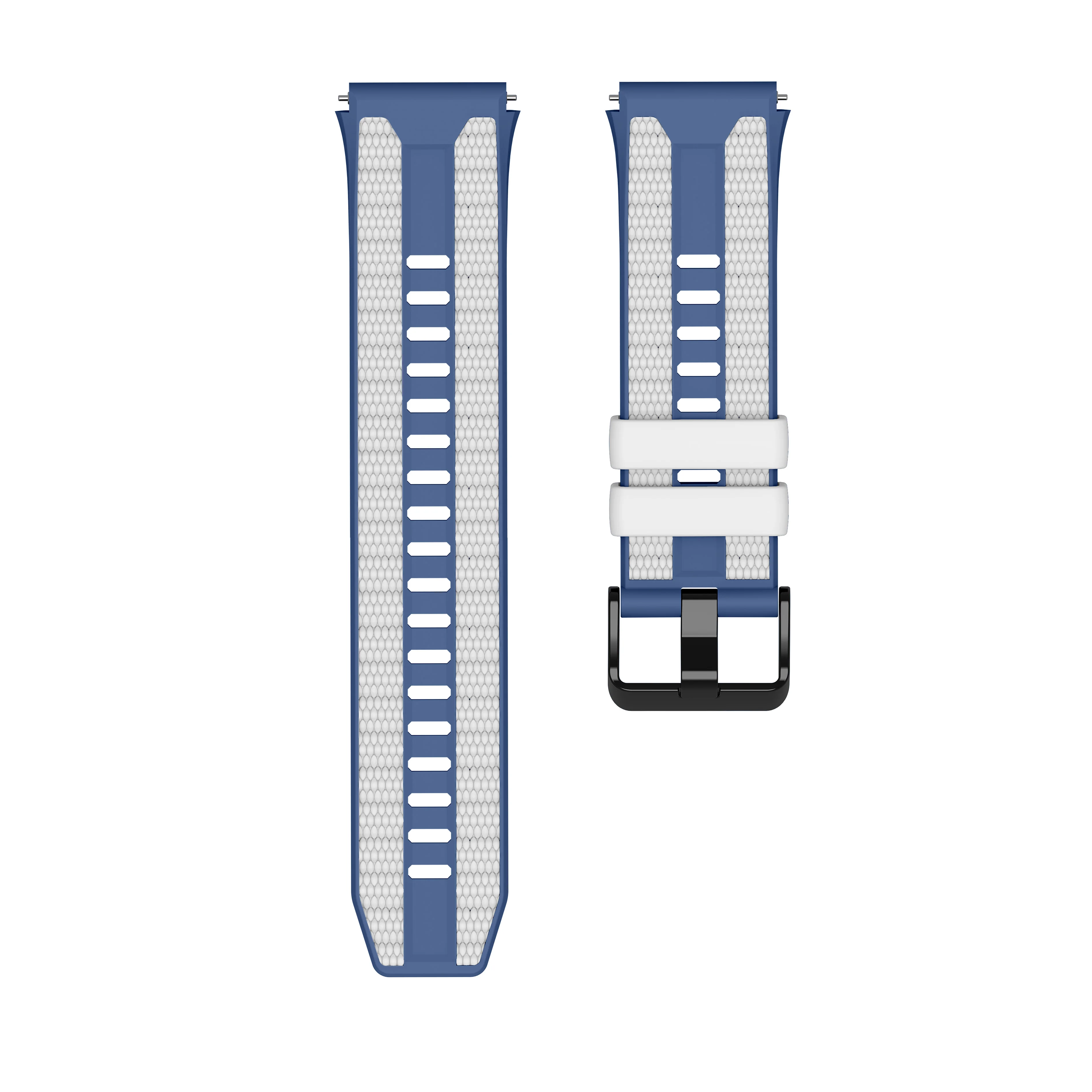 Breathable Soft Silicone Watch Strap - 22mm