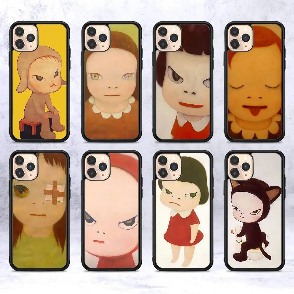 Japan Yoshimoto Nara Cartoon Girl Phone Case – Stylish Protective Back Cover